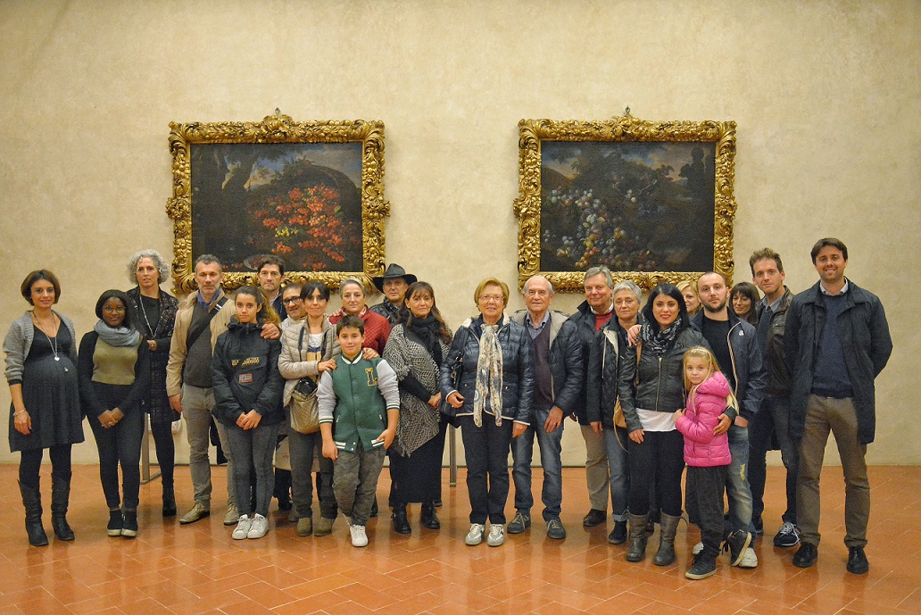 Gli artigiani e i commercianti di Poggio a Caiano in visita alla Villa medicea