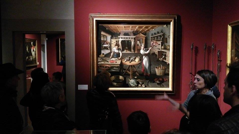 La visita di artigiani e commercianti alla mostra 