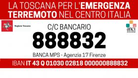 toscana per il terremoto