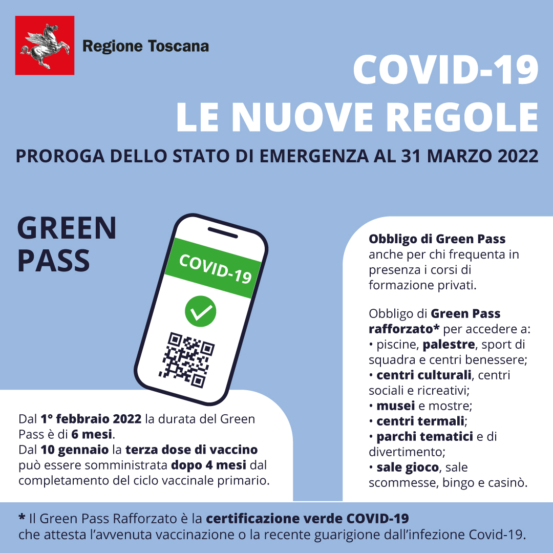 nuove disposizioni sull'emergenza sanitaria 
