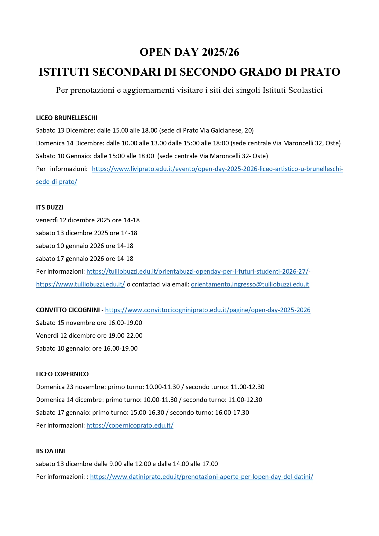 Open day superiori 1
