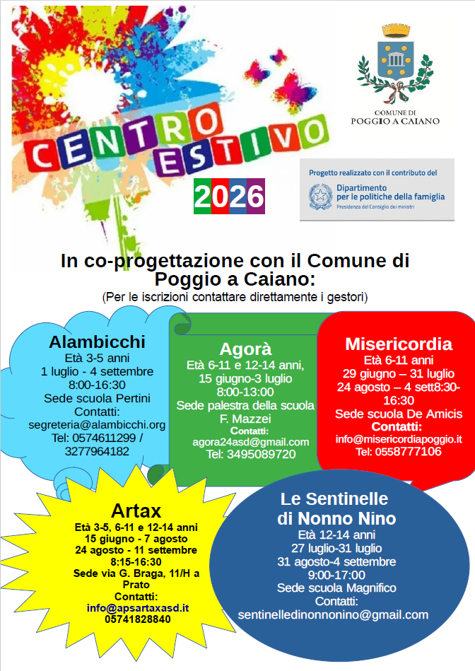 centri Estivi 2026